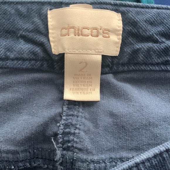 Chico’s stretch corduroy jeans size 2 - Picture 7 of 7